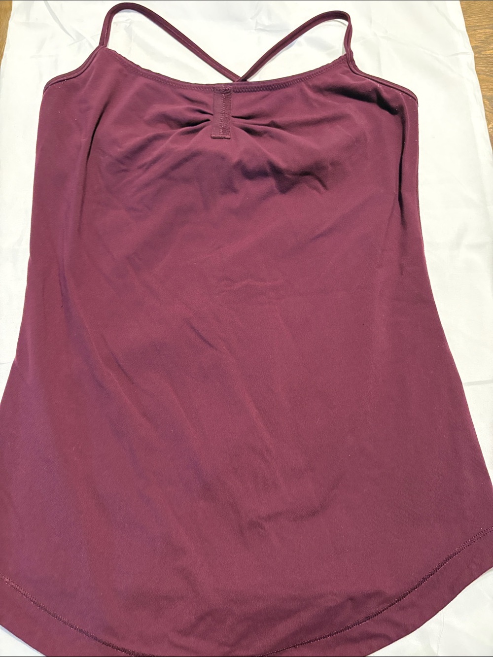 lululemon athletica Burgundy Strappy A-Line Skirt